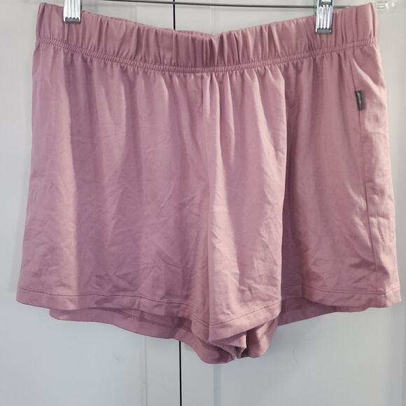 Eddie Bauer Pink Tea Rose V Neck Pajama Set Medium - Picture 4 of 5